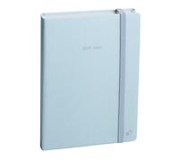 Quo Vadis 1281616Q Diario Scolastico EUROTEXTAGENDA Multilingua Anno 2025-2026 Colore Blu Formato 12x17 cm Giornaliera 12 Mesi Agosto-Luglio Carta Bianca Copertina Rigida vellutata con elastico Pastel