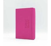 Agenda 16 Mesi, giornaliera, Monobloc 2025-2026, Intempo, Rosa - 12 x 17 cm
