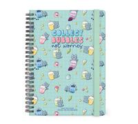 Agenda 16mesi Large Weekly Spiral Bound Diary Kitty Bubble Tea 2026-2027
