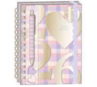 DIARIO AGENDE SETTIMANALI SPIRALATE CON PENNA 25/26 TRI-COASTAL CUORE