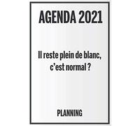 Agenda 2021 Il reste plein de blanc c'est normal ? Planning: Organisateur Graphiste | Calendrier, Planificateur semainier 100 pages| Petit format 15,2 cm*22,9 cm | L'indispensable pour un freelance