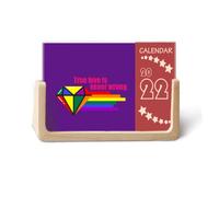 Agenda 2022 con calendario da scrivania True Love Is Never Wrong Art Déco, 12 mesi