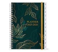 Agenda 2023 - Agenda settimanale e mensile A5 per tenere traccia degli obiettivi, facile da organizzare la vita quotidiana, media 16,5 x 21,6 cm, blu