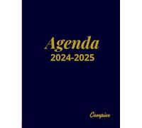Agenda 2024-2025 | Planificador Semanal y Mensual: Organización al máximo para un rendimiento óptimo