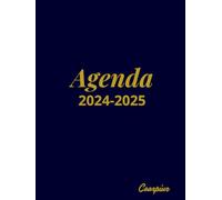 Agenda 2024-2025 | Planificador Semanal y Mensual: Organización al máximo para un rendimiento óptimo
