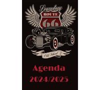 AGENDA 2024/2025: Planificateur scolaire journalier | Emploi du temps | Calendrier | Une page par jour