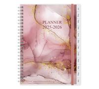 Agenda 2024-2025, planner settimanale e mensile 2024-25 da luglio 2024 a giugno 2025, facile da organizzare la tua vita quotidiana, 17,8 x 25,4 cm, rosa, this planner not English.