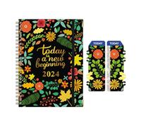 Agenda 2024, agenda 2024, agenda 2024, taccuino per appunti, agenda a spirale, per lavoro, esercizio, pianificazione, calendario, agenda per una perfetta gestione del tempo (B)