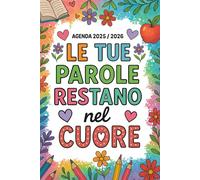 Agenda 2025 2026 A5: Regalo maestra fine anno | Asilo nido, scuola dell'infanzia e elementare