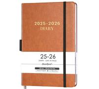 Agenda 2025 - Agenda Giornaliera 2025 da gennaio 2025 a dicembre 2025, Agenda Giornaliera a pagina 2025 con Schede Mensili, Tasca Interna, a Righe, 14,3 X 21 cm
