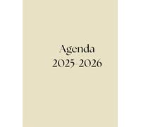 Agenda 2025-2026 con planificador mensual, semanal y diario de tareas y presupuesto, 8.5 x 11": Elegante, minimalista, motivadora y unisex. Is 45, 2-3
