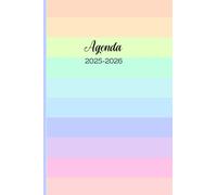 agenda 2025 - 2026 giornaliera , con dettaglio con le ore . ideale per studenti e docenti