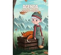 Agenda 2025-2026: Journalier - Petit Garçon et Renard | Planning Quotidien Automnal Nature pour Collège Lycée | Idéal pour Fans d'Automne, Animaux, Cute
