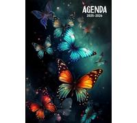 Agenda 2025 2026: Papillon | Organisateur et Planificateur Journalier | 2 Jours Par Page