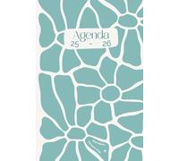 Agenda 2025-2026: Planificador Semanal y Mensual con Metas y Finanzas | Organización y Bienestar Personal | Zafiro Marino