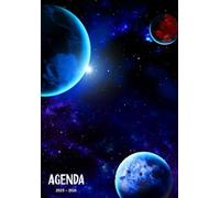 AGENDA 2025 2026: Planificateur Journalier avec un thème Spatial - 1 jour par page | Couverture Espace