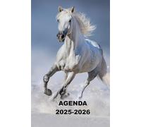 AGENDA 2025 2026: Planificateur scolaire CHEVAL ( Septembre 2025/juillet 2026) pour Etudiant, lycée, collège, primaire Une page un jour Format A5