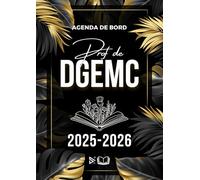 Agenda 2025-2026 Prof de DGEMC: Organisateur planificateur Semainier et Mensuel | Cahier Journal | Cadeau Enseignant Droit et Grands Enjeux | A4