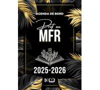 Agenda 2025-2026 Prof MFR: Organisateur planificateur Semainier et Mensuel | Cahier Journal | Cadeau Professeur en MFR | A4