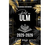 Agenda 2025-2026 Prof ULM: Organisateur planificateur Semainier et Mensuel | Cahier Journal | Cadeau Professeur en ULM | A4