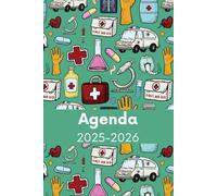 Agenda 2025-2026: Regalo per Dottore, Dottoressa, Medico, Infermiera, Studenti di Medicina, Calendario, Pianificatore Settimanale Mensile