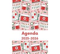 Agenda 2025-2026: Regalo per Infermiera, Dottore, Dottoressa, Medico, Studenti di Medicina, Calendario, Pianificatore Settimanale Mensile