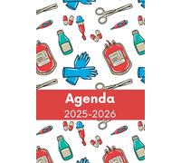 Agenda 2025-2026: Regalo per Infermiera, Studenti di Medicina, Dottore, Dottoressa, Medico, Calendario, Pianificatore Settimanale Mensile