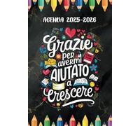 AGENDA 2025 2026 Settimanale: Taccuino Diario scolastico maestre elementari nido asilo | Originale