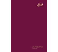 Agenda 2025 a5: Pink - Vertical - Weekly Planner - Dated - With Time - Canada : English & Français - For Work, School,...- 12 Month: Jan to Dec - ... Cover - No Spiral - for Men, Woman and Kids.