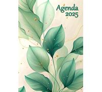AGENDA 2025: A6 Compact Format de poche pour organisation quotidienne, Minimaliste avec Vue Hebdomadaire & Mensuelle sur DEUX PAGES. Parfait pour un ... Garçons, étudiants & Pro. Fleurs Nature Art