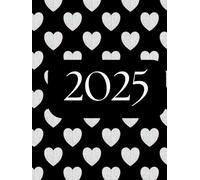 Agenda 2025 Calendario, Notas, Metas, Planificador Mensual y Semanal de Tapa Dura y Frases Motivadoras para inspirarte cada día