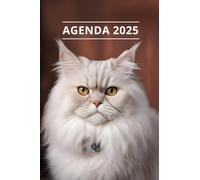 AGENDA 2025 - CHAT: Petit format de poche | 4 langues | Janvier à Décembre 2025 | 52 semaines | 1 semaine sur 2 pages | Format pratique 10x15 cm, 115 pages | Fantaisie, original | Cadeau à offrir