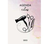 Agenda 2025 Citas Peluqueria: Libro de Citas para Peluqueria con Fecha y por Horas, Intervalo de 30 Minutos | Dia por Pagina, 4 Empleados, de 7:00 a 22:30, y Calendario de Mes Corriente A4