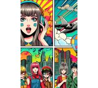 Agenda 2025 Completa - Diario de Planificación en Formato A5 con Ilustraciones estilo Pop Art- Perfecta para Organización Personal y Profesional