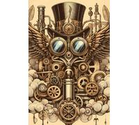 Agenda 2025 Completa - Diario de Planificación en Formato A5 con Ilustraciones estilo Steampunk- Perfecta para Organización Personal y Profesional