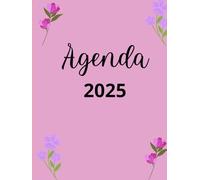 Agenda 2025 con tu planificador mensual, semanal y diario, de enero a diciembre de 2025 8.5x11": colorida que te ayuda a cumplir tus metas