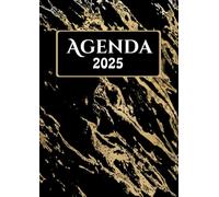 Agenda 2025 Día por Página: Gran Planificador Diario con Horario, Organizador A4 en Español, 12 Meses, 390 Páginas.
