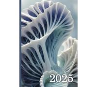 Agenda 2025 Hebdomadaire A5 avec Numérotation Horaire: Planificateur semainier 2025 | Semaine sur 2 pages | Phases de la Lune | jours fériés & ... | Objectifs et notes | Thème Shell Zen - Nila