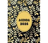 agenda 2025 journalier: Format A4 - Une page par jour - Pratique et épuré, avec des espaces pour organiser vos journées, suivre vos tâches et noter vos idées.