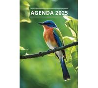 AGENDA 2025 - OISEAUX: Petit format de poche | 4 langues | Janvier à Décembre 2025 | 52 semaines | 1 semaine sur 2 pages | Format pratique 10x15 cm, 115 pages | Fantaisie, original | Cadeau à offrir