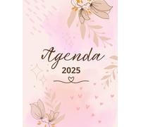 Agenda 2025, Organizador Diario, Semanal y Mensual, De Enero a Diciembre 2025, A Color, Tamaño 20.9 x 27.9 cm, Pasta Dura, Con Espiral y Papel de ... semanal y mensual para una vida organizada