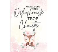 Agenda 2025 Orthophoniste: Semainier A4 avec horaire - 1 Semaine sur 2 Pages avec numéro de la semaine - Vue verticale - Magnéfique cadeau pour orthophoniste