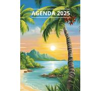 AGENDA 2025 - PAYSAGE PARADISIAQUE: Petit format de poche | 4 langues | Janvier à Décembre 2025 | 52 semaines | 1 semaine sur 2 pages | Format ... pages | Fantaisie, original | Cadeau à offrir