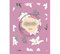 Agenda 2025 .planificador anual con diseño mensual, semanal y diario.: Organizador de desde enero hasta diciembre de 2025. Ideal para oficina, hogar o uso personal