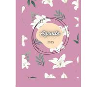 Agenda 2025 .planificador anual con diseño mensual, semanal y diario.: Organizador desde enero hasta diciembre de 2025. Ideal para oficina, hogar o uso personal