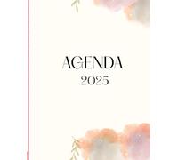 Agenda 2025 Planificador Diario, Semanal y Mensual (Enero-Dic). Tapa blanda, Papel Premium, Ideal para Regalo: Más que un Planificador: Alcanza tus Metas con Inspiración Diaria en tonos rosas.