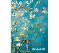 Agenda 2025: Planner Settimanale Con Intervallo Orario 5:00 - 23:00 | Vista Verticale Formato A4 | 1 Settimana Su 2 Pagine | 12 Mesi Intempo | Diario ... | Van Gogh Ramo di mandorlo fiorito
