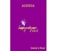 Agenda 2025 Semainier, A4: 1 Semaine sur 1 Page, avec Notes, To Do List, Anniversaire, Citations, Mot de passe, Grand Format