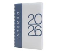 AGENDA 2025 SETTIMANALE POLIPROPILENE PPL SPIRALATA 17x24 cm INTEMPO Prodotto di Qualità + Omaggio penna a scatto e segnalibro