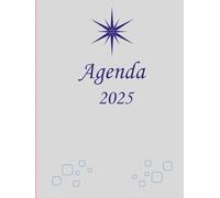 Agenda 2025, tamaño 8.5" x 11": Usa para organizar tu vida, controlar tus actividades y tus finanzas